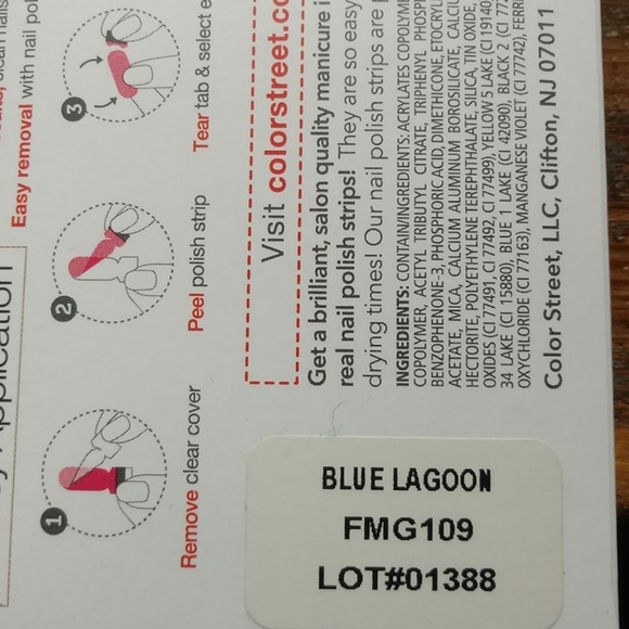 💙Retired Color Street Blue Lagoon glitter set - Picture 4 of 6